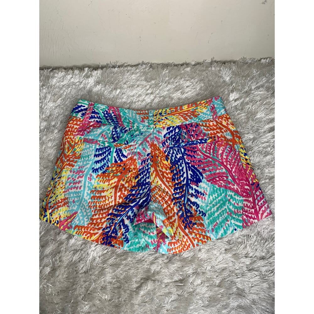 Lilly Pulitzer Callahan Shorts Sz 2 Bright Coral Preppy Coastal
